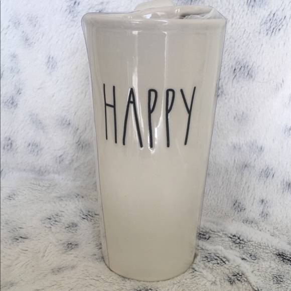 Rae Dunn Tumbler Rae Dunn Travel Mug HAPPY - Picture 3 of 4